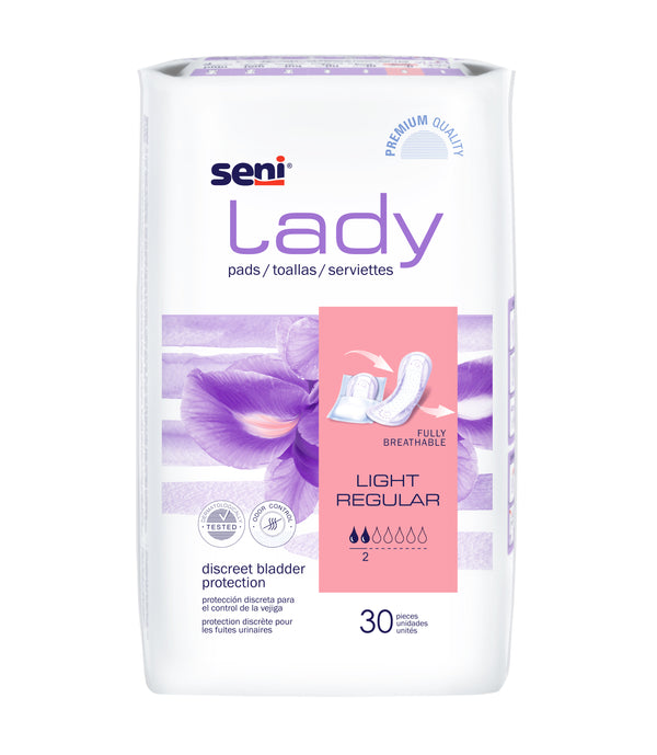 Seni Lady Light Pads, Regular size - Dribbling/Light Incontinence